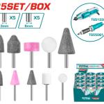 Total TAKB1001 طقم حف حجر درل 10 قطع