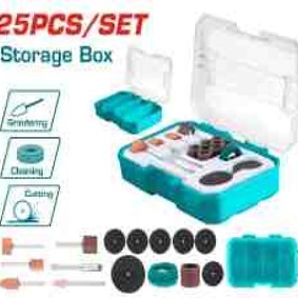 Total TAKMG5024 طقم اكسسوارات درمل 25 قطعة