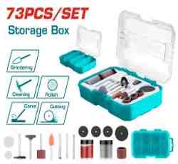 Total TAKMG7072 طقم اكسسوارات درمل 73 قطعة