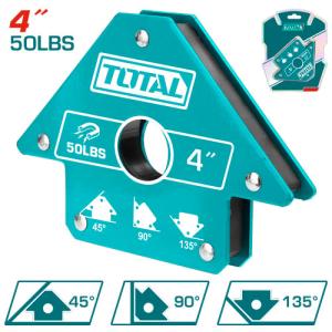 TOTAL TAMWH50042 MAGNETIC WELDING HOLDER 4" زاوية لحام مغناطيس عده زاويا