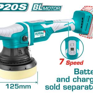 Total TAPLI2002 Lithium-Ion Angle Polisher 20 V صاروخ بولش شحن 125ملم برشليس سرعات بدون بطاريات حركة بيضاوي