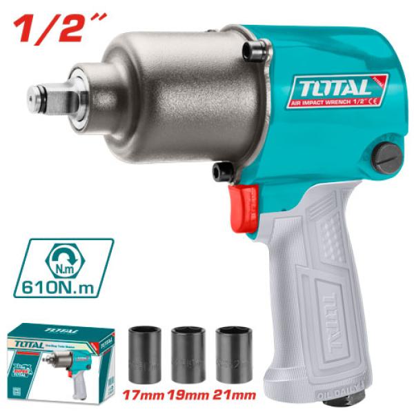 TOTAL TAT40122 Air impact wrench درل بناشر هواء 1/2 انش 610 نيوتن
