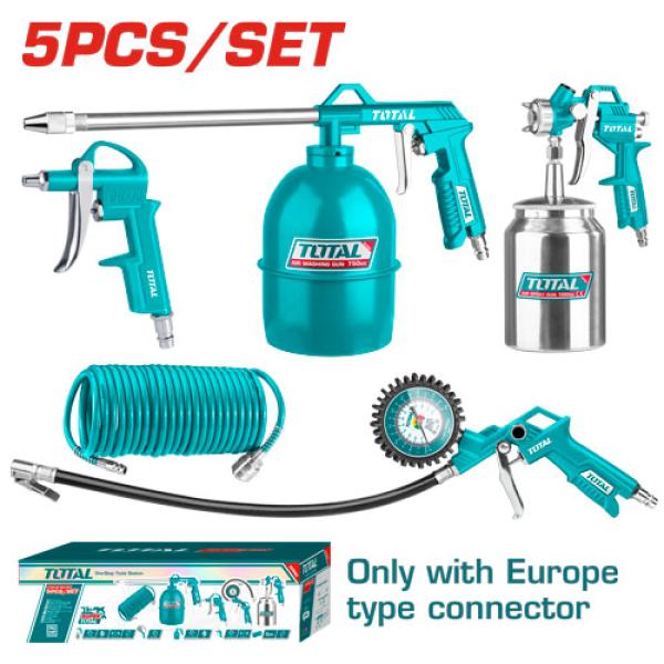 TOTAL TATK051 AIR TOOLS OF COMPRESSORS طقم هواء 5 قطع
