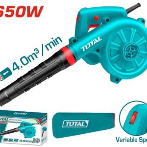 Total TB6036 بلور كهرباء شفط ودفع سرعات مع كيس 650 واط 