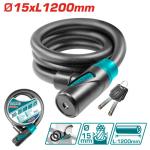 Total TBK11512 قفل بسكليت 15 ملم 120 سم