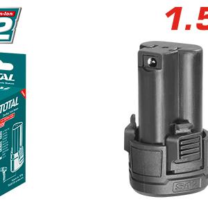 TOTAL TBLI12152 Li-ion Battery pack 12V 1.5Ah بطاريه 12 فولت 1.5 امبير