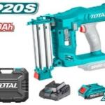 Total TCBNLI2001 Lithium-ion cordless brad nailer kit فرد مسامير شحن 20 فولت مع 2 بطارية وشاحن