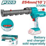 Total TCGLI2001 Lithium-ion caulking gun فرد سيلكون شحن 20 فولت بدون بطارية وشاحن
