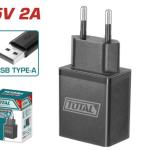 Total TCLI120502 USB type-A ادابتر شاحن 5 فولت 2 أمبير