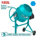 Total TCM180-1 خلاطة باطون 180 لتر 800واط