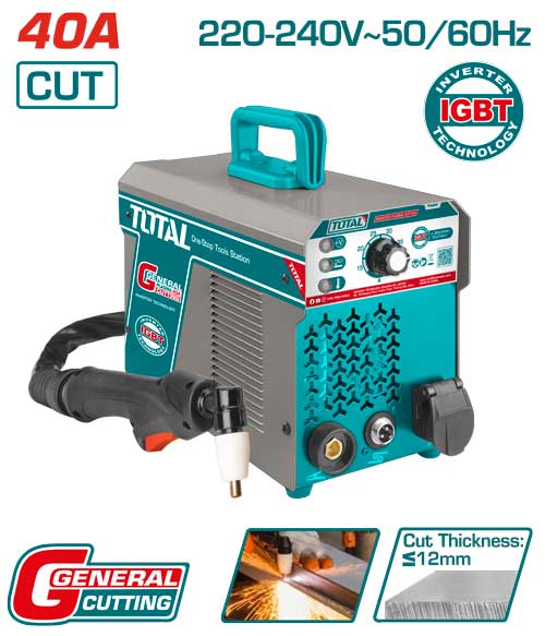 Total TCUT401 Inverter plasma cutter ماكنة قص بلازما 12 ملم