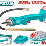 Total TCVLI2023013 رجاج باطون شحن مع 2 بطارية 2 امبير وشاحنBouton specifications:Φ35x120mm