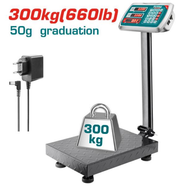TOTAL TESA33001 Electronic Scale 300kg ميزان 300 كيلو