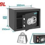 Total TESF2501 خزنة 9.3 كيلو 25*35*25 سم