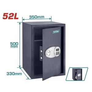 Total TESF5001 خزنة حديد قياس 330*500*350 ملم 17كغم