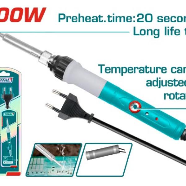 Total TET1100831 كاوي لحام 100 واط متعدد