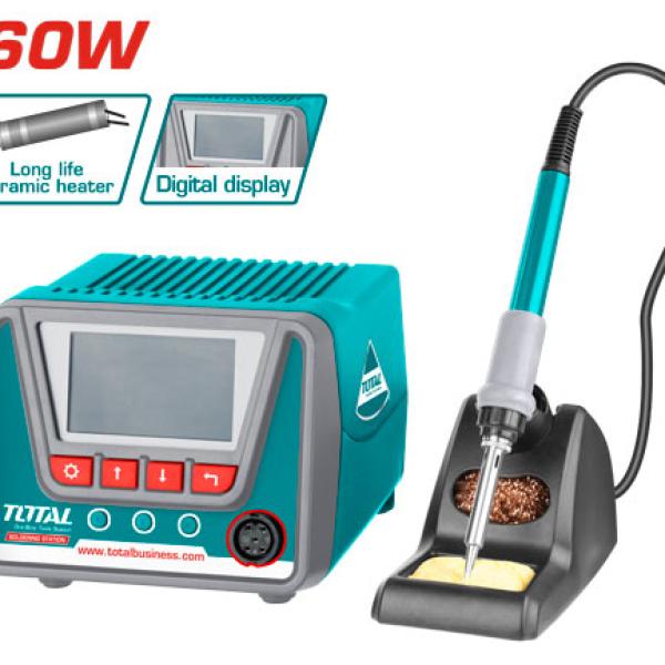 Total TET160923 كاوي لحام مع ستاند ووحدة تحكم بالحرارة 