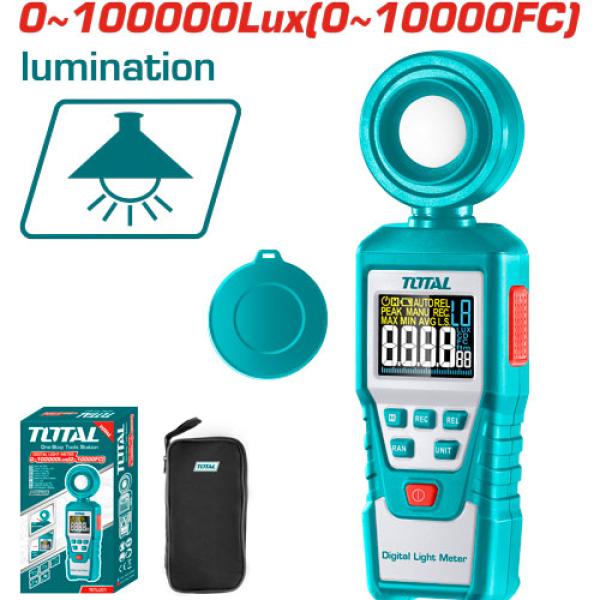 Total TETLU01 Digital Light Luxmeter جهاز قياس شده الاضائة