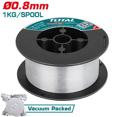 Total TEWSFC081001 flux لحام ميج بدون غاز 0.80 ملم 1 كيلو