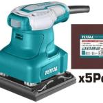 TOTAL TF2231106 Palm sander240W حفافة مربع110 X 100mm