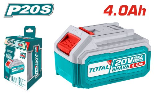 TOTAL TFBLI2002 Li-ion battery pack 20V 4.0Ah بطارية 20 فولت 4 امبير