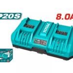 Total TFCLI208 شاحن بطاريات مزدوج 8 أمبير