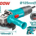 Total TG109125565 Angle grinder صاروخ 5 انش 900 واط سرعات
