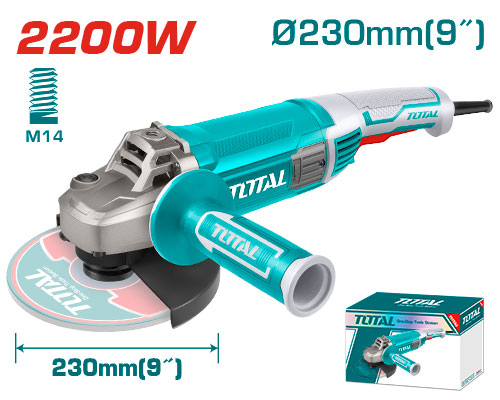 TOTAL TG12223026 Angle grinder صاروخ 9 انش 2200 واط