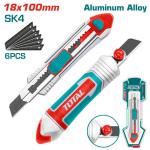 TOTAL TG5121806 Snap-off blade knife 18mmx100mm مشرط المنيوم