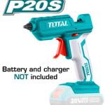 TOTAL TGGLI2001 Lithium-Ion glue gun 20V فرد سيلكون حراري شحن 20 فولت بدون بطارية