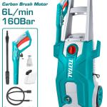 Total TGT11376 مضخة غسيل 160 بار 2000 واط بوبين