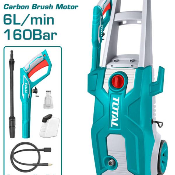 Total TGT11376 مضخة غسيل 160 بار 2000 واط بوبين