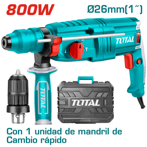 Total TH308268-2 Rotary hammer 800w همررأس متحرك مع جوزة اتوماتيك