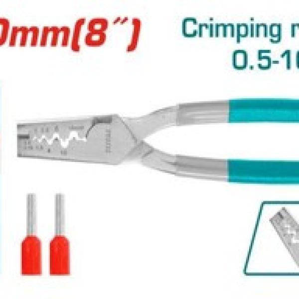 Total THCPG0516 Hand crimping plier زرادية كبس راسيات 8 انش