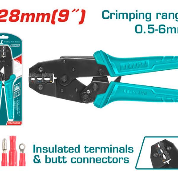 Total THCPJ0506 Ratchet crimping plier 0.5-6mm² مكبس راسيات