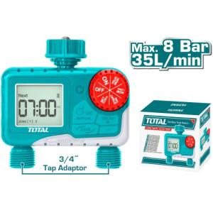 Total THHCQ9206 2-Zone digital water timer تايمر مياه زرعي يومي اسبوعي مخرجين