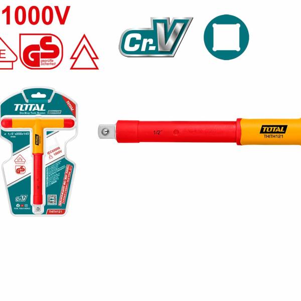 Total THITH121 يد بوكس تي 1/2 انش معزولة 1000 فولت