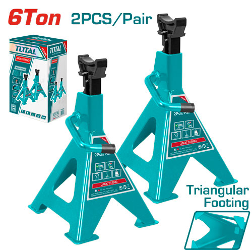Total THJS0601 Jack stand طقم ستاند كراج 6 طن