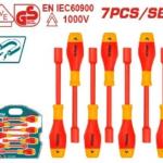 Total THKISD0701 7 Pcs insulated nut screwdriver set طقم مفك بوكس معزول 7 قطع