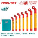 Total THKISPA0702 طقم رنج معزول 1000 فولت 7 قطع8-19 ملم