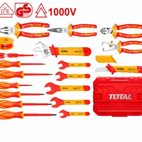 Total THKITH1901 19PCS insulated hand tools set طقم عدة معزول 1000 فولت