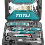 TOTAL 120PCS SET ACCESSORIES طقم عده + ريش درل 120 قطعة