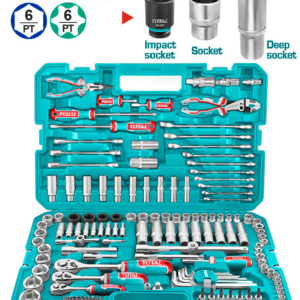 Total THKTHP21566 طقم عدة 156 قطعة