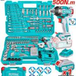 Total THKTHP31522 درل بوكس شحن 20 فولت 500 نيوتن مع بطارية 4 أمبير وطقم عدة 152 قطعة