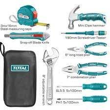 TOTAL THKTHP90096 9pcs handtools set شنطة عدة