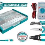 Total THKTV02T071 7 Pcs Telecom Tools set طقم عده الكتروني
