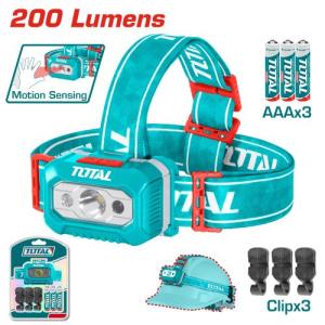 Total THL013AAA6 Headlamp لوكس راس بطارية