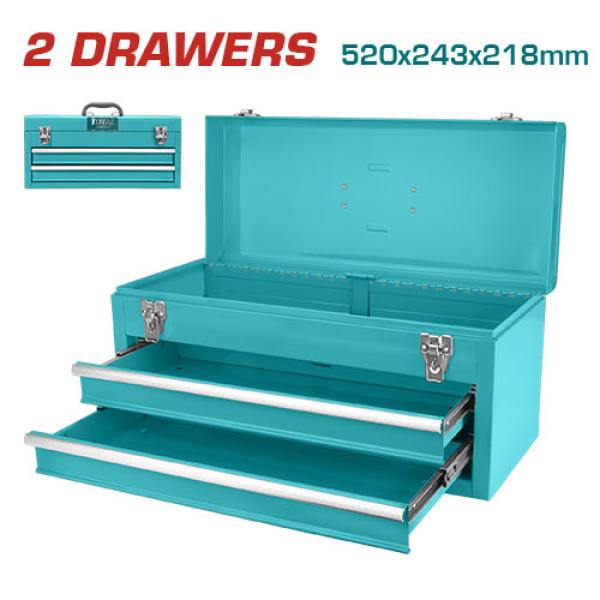 Total THPTC202 صندوق عدة حديد مع جوارير