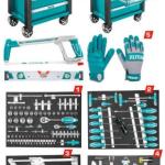 TOTAL THPTCS71621 162 Pcs Tool Chest Set عرباية عدد متكاملة 162 قطعة