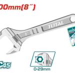 TOTAL THT101083 Adjustable wrench 8" مفتاح موليت
